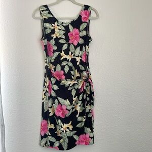 Vintage 90s La cabana faux wrap Hawaiian dress. Size medium.